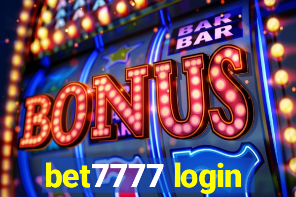 bet7777 login